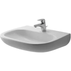 Duravit Waschbecken D-Code Med 60 Cm Weiß Mit 1 Hahnloch