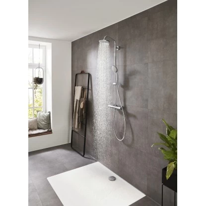 Hansgrohe Showerpipe Croma 160 1jet Mit Thermostat Chrom – Bild 6