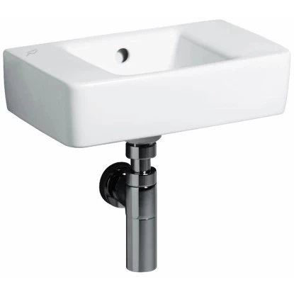 Geberit Handwaschbecken Renova Plan 40 Cm Weiß Mit Überlauf - Image 2