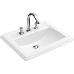 Villeroy & Boch Einbauwaschbcken Hommage 63 Cm X 52,5 Cm Weiß Alpin CeramicPlus