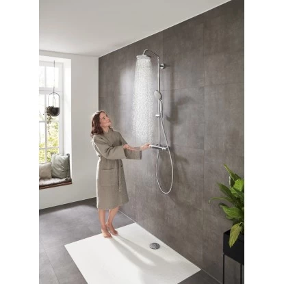 Hansgrohe Showerpipe Croma 160 1jet Mit Thermostat Chrom – Bild 9