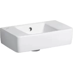 Geberit Handwaschbecken Renova Plan 40 Cm Weiß Mit Überlauf