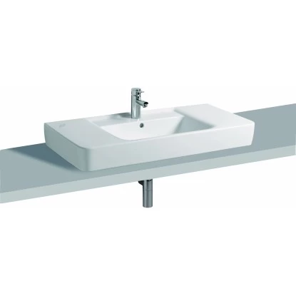 Geberit Aufsatzwaschbecken Renova Plan 100 Cm Weiß - Image 2