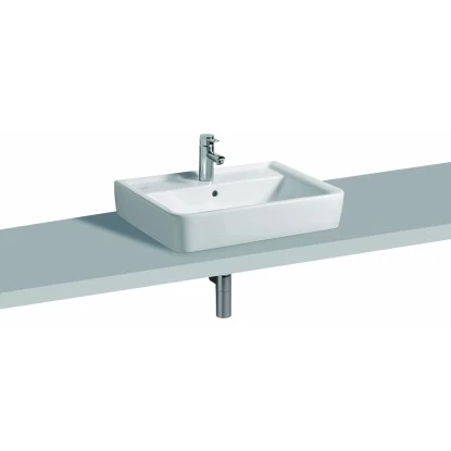 Geberit Aufsatzwaschbecken Renova Plan 65 Cm Weiß - Image 2