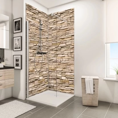 Schulte DecoDesign Duschrückwand Dekor Stein Verbl. Hell 255 X 100 Cm - Image 3