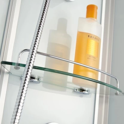 Schulte Komplettduschkabine Korfu II Alu-Natur Hellgrün 89x89x202 Cm - Image 7