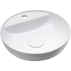 Fackelmann Aufsatzbecken Keramik Rund Ø 42 Cm