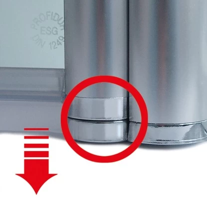 Schulte ExpressPlus Eckeinstieg Mit Drehfalttür Garant Chromoptik 200x80cm - Image 9