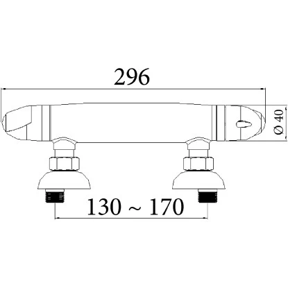 Sanitop-Wingenroth Thermostat Brausearmatur Rome Chrom - Image 2