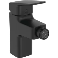 Ideal Standard Bidetarmatur Ceraplan Mit Ablaufgarnitur Schwarz Matt