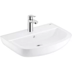 Grohe QuickFix Waschbecken-Set Bau Keramik 55 Cm Alpinweiß