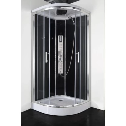 Sanotechnik Komplettduschkabine Trend 1 Chrom-Optik 210 Cm X 90 Cm