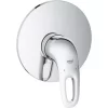 Grohe Einhand-Brausebatterie Eurostyle Offener Metall-Hebelgriff Chrom