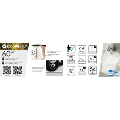 Ottofond Duschwanne Nevis 100 Cm X 90 Cm Weiß - Image 2