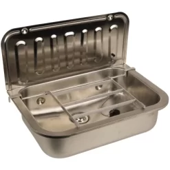 Sanitop-Wingenroth Ausgussbecken Edelstahl 50 Cm Chrom