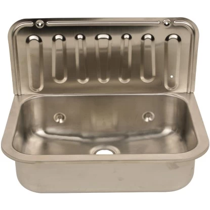 Sanitop-Wingenroth Ausgussbecken Edelstahl 50 Cm Chrom - Image 3