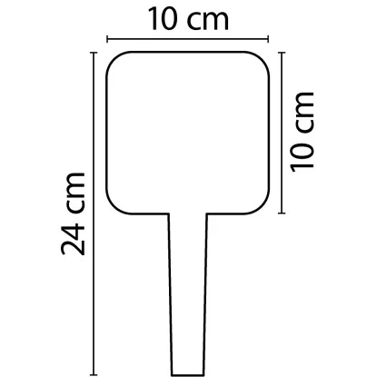 AquaSu Eckige Handbrause Otare Mit 1 Strahlart Wassersparend Chrom - Image 3