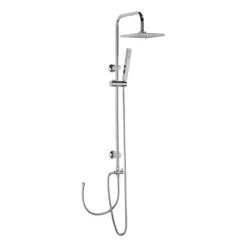 AquaSu Duschsystem Proda Mit 1 Strahlart Eckig Chrom