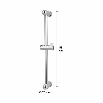 Baliv Brausestange DST-50.01, 58 Cm Verchromt - Image 2