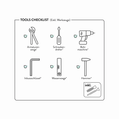 Baliv Überkopfbrause-Set KBS-22.20 Verchromt - Image 10