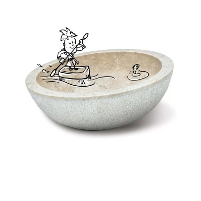 Baliv Aufsatzwaschbecken WBA-7040 Ă 40 Cm â Bild 3