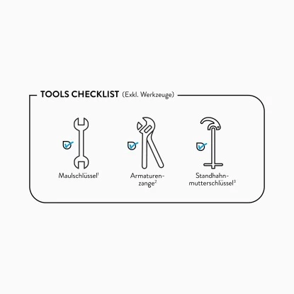 Einhebelmischer-Waschbeckenarmatur Duero 15,6 Cm Verchromt – Bild 2