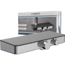 Schütte Thermostat-Duscharmatur Ocean Mit Ablage Chrom-Anthrazit