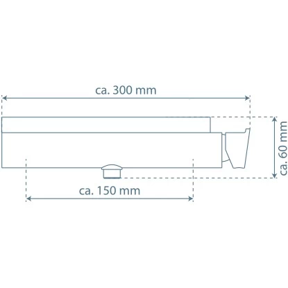 Schütte Duscharmatur Showerstar Mit Ablage Chrom-Weiß - Image 4