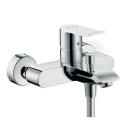 Hansgrohe Einhebel-Wannenarmatur Metris Aufputz Chrom