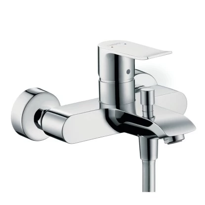 Hansgrohe Einhebel-Wannenarmatur Metris Aufputz Chrom