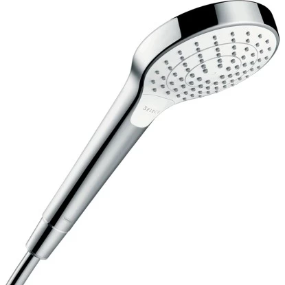 Hansgrohe Handbrause Croma Select S Vario Mit 3 Strahlarten Weiß-Chrom