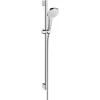 Hansgrohe Brauseset Croma Select E Vario Mit Brausestange 90 Cm Weiß-Chrom