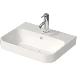 Duravit Aufsatzbecken Happy D.2 Plus Weiß Hochglanz 17 Cm X 50 Cm X 40 Cm