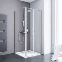 Schulte Alexa Style 2.0 Pendeltür Inklusive Seitenwand 80 X 80 X 192 Cm