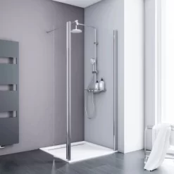 Schulte AlexaStyle 2.0 Duschwand Walk In Mit Bewegl. Element 80 X 30 X 190 Cm