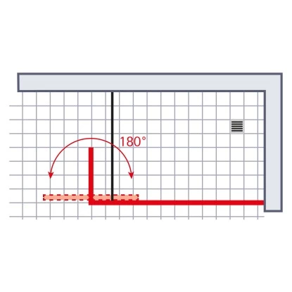 Schulte AlexaStyle 2.0 Duschwand Walk In Mit Bewegl. Element 80 X 30 X 190 Cm - Image 3