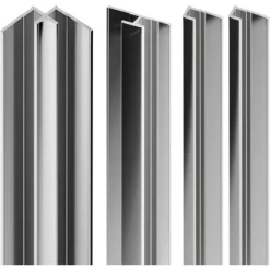 Schulte ExpressPlus Profilset DecoDesign Für Duschrückwände Chromoptik