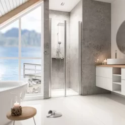 Schulte ExpressPlus Pendeltür In Nische Garant Chromoptik 90x200cm