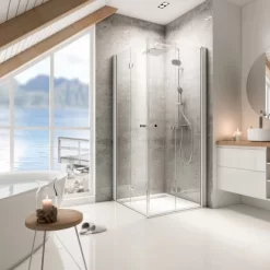 Schulte Drehfalttür Als Eckeinstieg Garant BxTxH 80 X 90 X 200 Cm