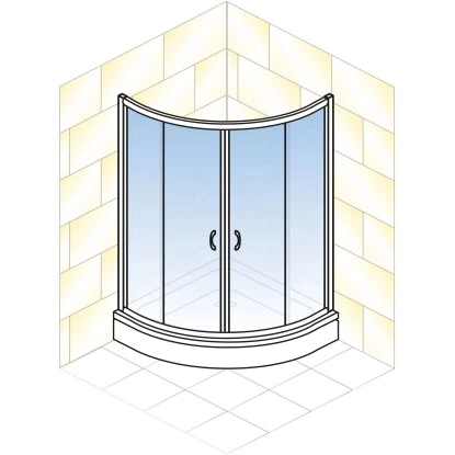 Schulte ExpressPlus Runddusche Sunny Sicherheitsglas Alpinweiß 190x90x90cm - Image 5