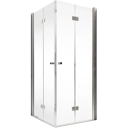 Schulte ExpressPlus Eckeinstieg Mit Drehfalttür Garant Chromoptik 200x80cm - Image 2