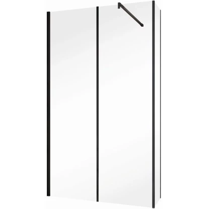 Schulte Alexa Style 2.0 Duschwand Walk In Loft 2-tlg BlackStyle 120 X 30 X 200cm - Image 2