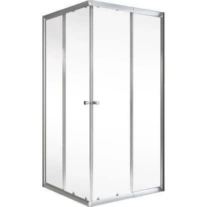 Schulte Eckeinstieg 4-teilig Sunny 80 Cm - 90 Cm X 180 Cm Silber - Image 2