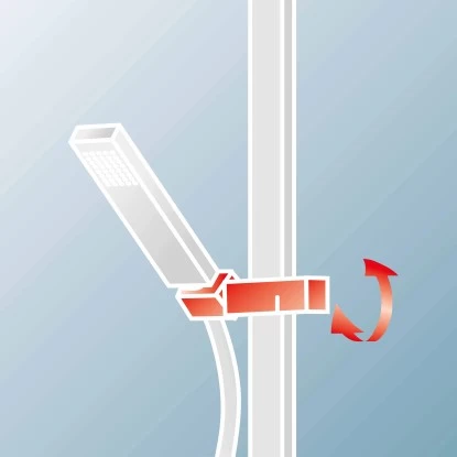 Schulte Duschsystem Rain II Mit Ablage White Style Thermostat - Image 5