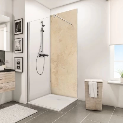 Schulte ExpressPlus DecoDesign Duschrückwand Kalkstein 210x100cm - Image 2