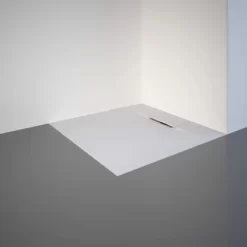 Schulte ExpressPlus Duschwanne DWM-Tecmit Steinstruktur 80 X 80 Cm Mattweiß