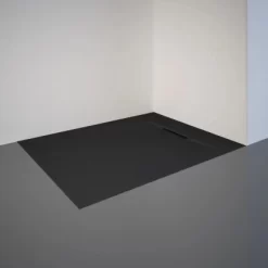 Schulte ExpressPlus Duschwanne DWM-Tecmit Steinstruktur 80 X 100 Cm Anthrazit