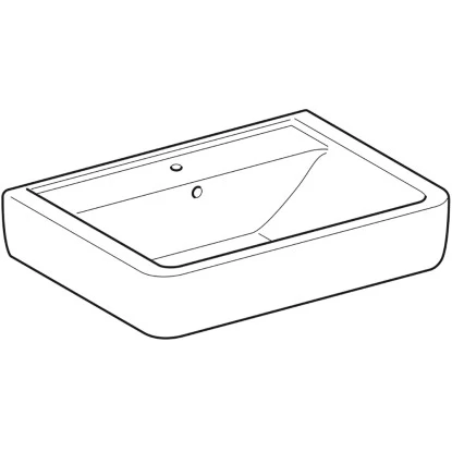 Geberit Aufsatzwaschbecken Renova Plan 65 Cm Weiß - Image 3