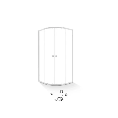 Baliv Duschkabine DUK-80.20R 80 Cm X 80 Cm Chrom - Image 4