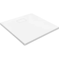 Baliv Duschwanne DW-90.100E SMC Kunststoff In Steinoptik 90 Cm X 90 Cm Weiß